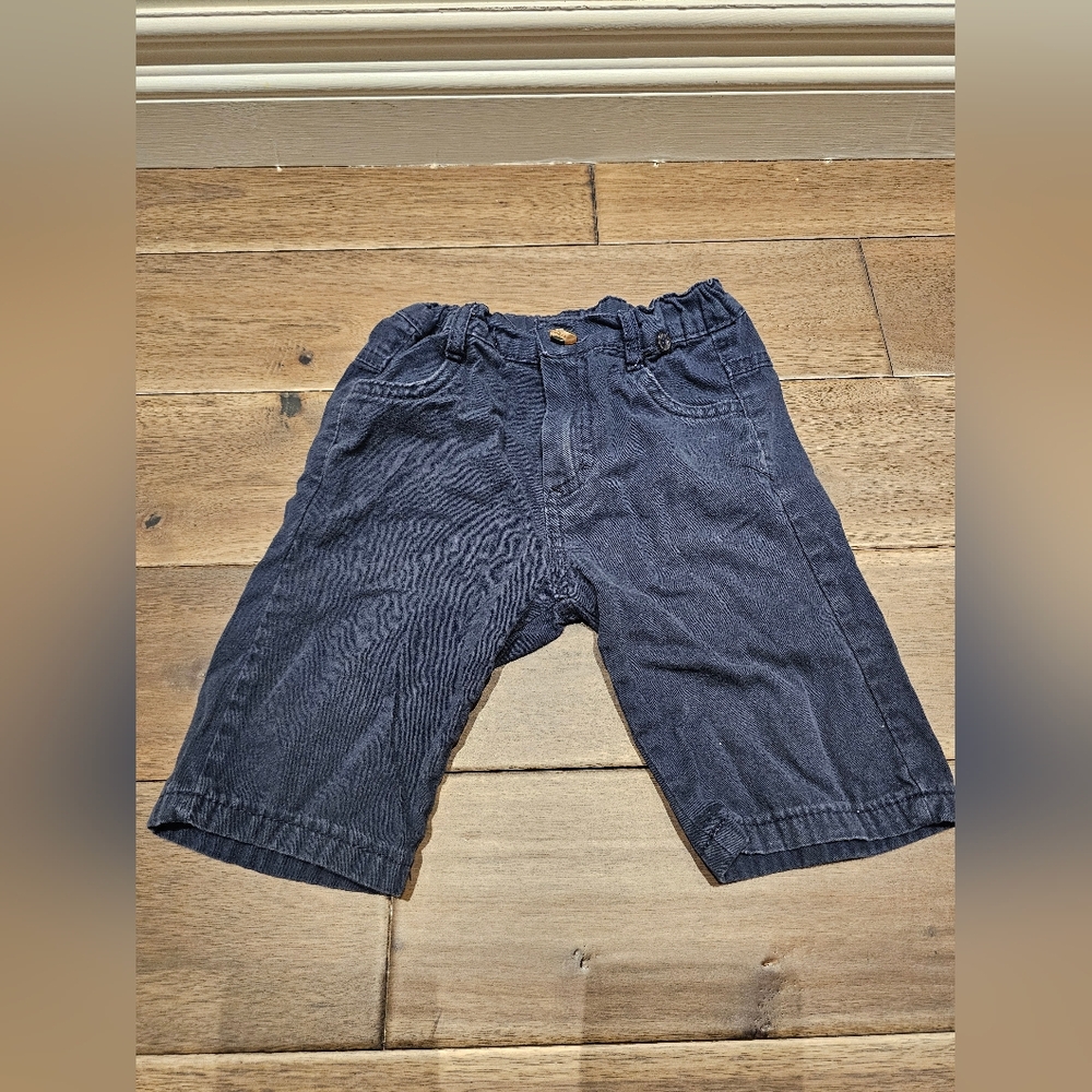 Pollito Boys Navy Blue Shorts Size 7β8 Fits Like 5T